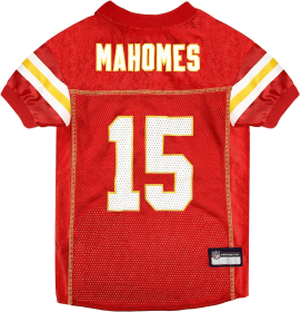 Patrick Mahomes Pet Jersey (Color: Team Colors, size: MD)