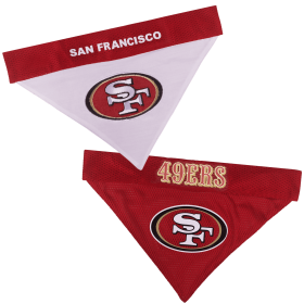 San Francisco 49ers Reversible Bandana (size: S-M)
