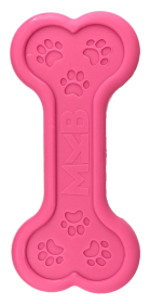 MKB Durable Rubber Chew Toy & Treat Dispenser (Option: Bone Ultra Durable Nylon Dog Chew)