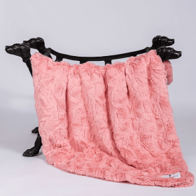 Cuddle Dog Blanket (Color: Peach, size: large)
