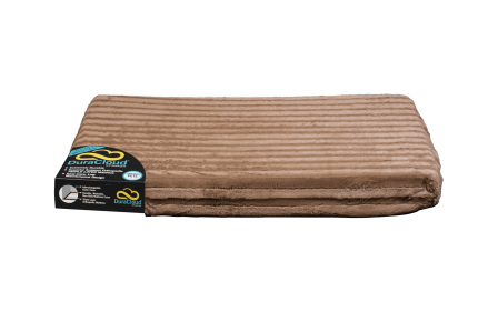 DuraCloud Orthopedic Pet Bed and Crate Pad (Color: Mocha, size: X-Small)
