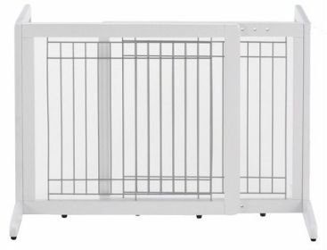 Small Cool Breeze Freestanding Pet Gate (Option: Regular)