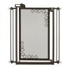 Tall One-Touch Metal Mesh Pet Gate