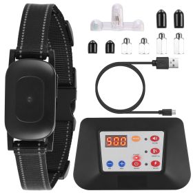 990FT Radius Dog Training Collar (Option: Ipx6 Waterproof Pet Beep Vibration Electric Shock Fence System 3/4 Channels Rechargeable Transmitte)