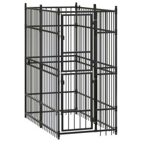 Outdoor Dog Kennel Steel (size: 19.8 Ft)